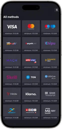 NV Casino Payment Methods